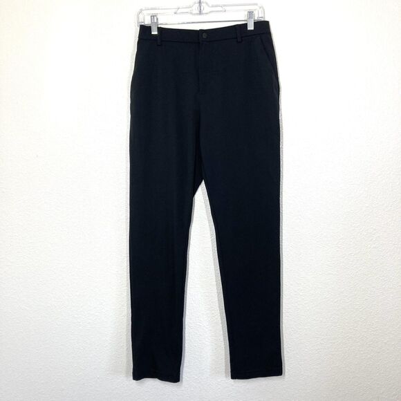 bearbottom Other - Bearbottom Pants Mens Medium Black Polyester Slim Fit Chino Elastic Waist Casual